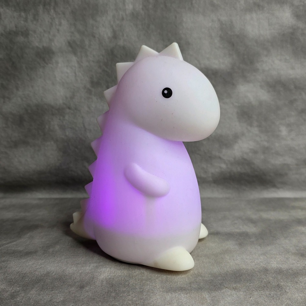 Dinosaur Touch Multi-Color Changing Integrated LED Night Light Globe 13099 Tommy